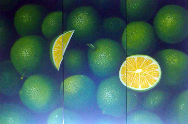 FWTT19310 - Triptych Original Oil Painting