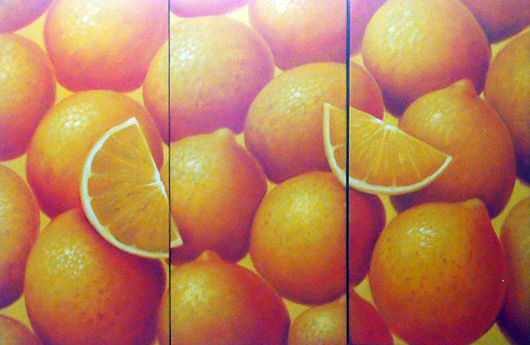 FWTT19313 - Triptych Original Oil Painting