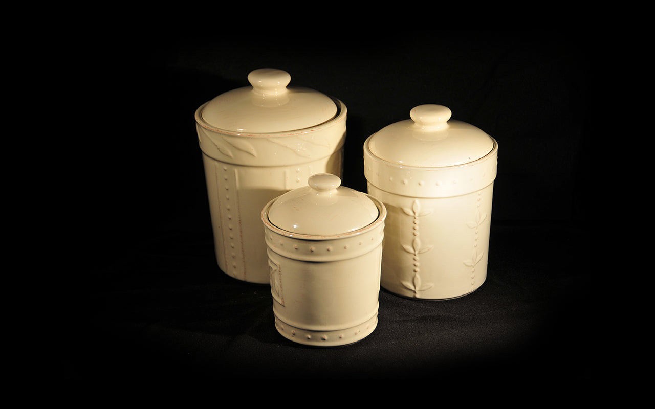 HCCH4705 - Cream Mix N Match Medium Cannister