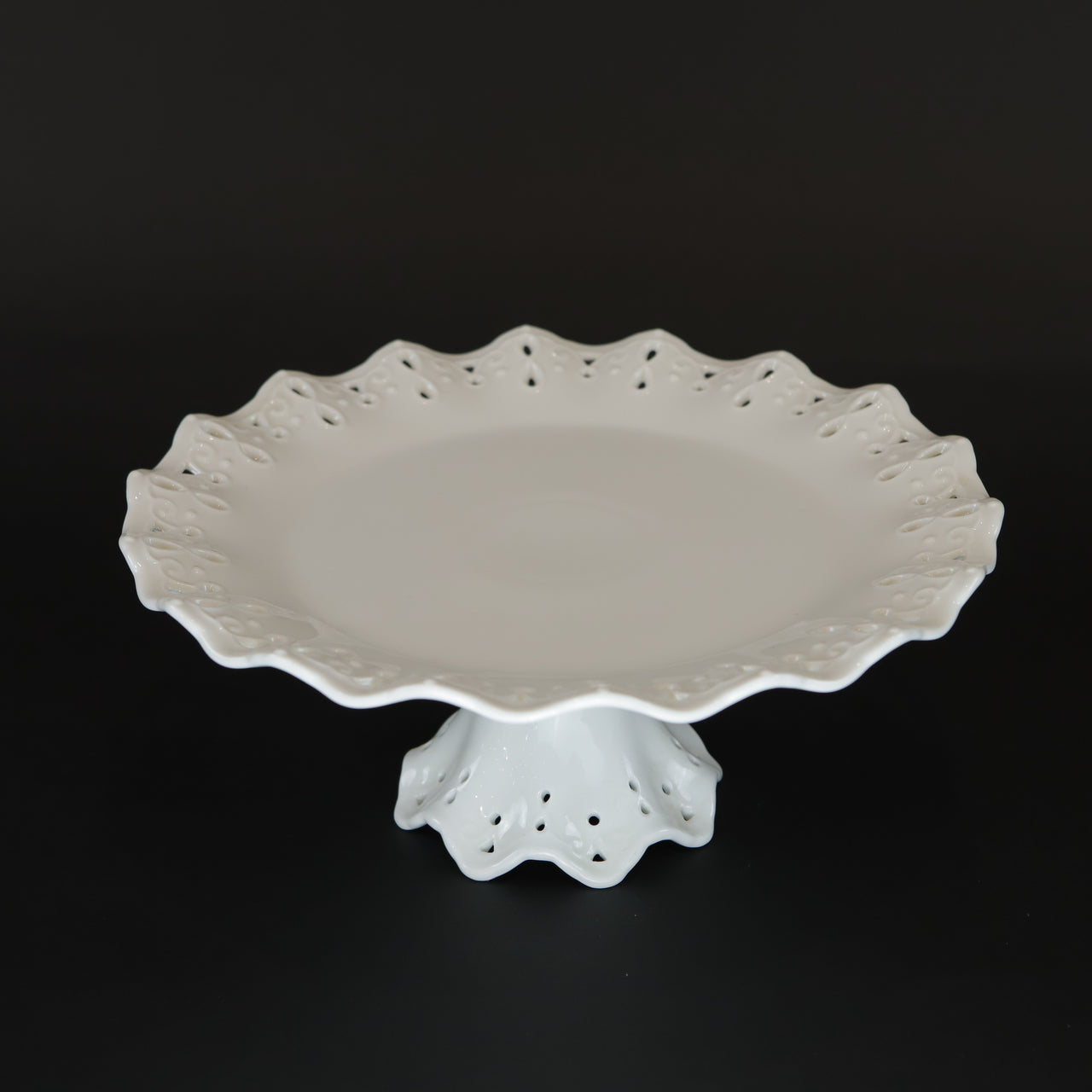HCCH7174 - Ruffled Cake Plate