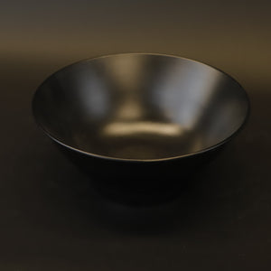 HCCH8722 - Black Melamine Bowl - 10"