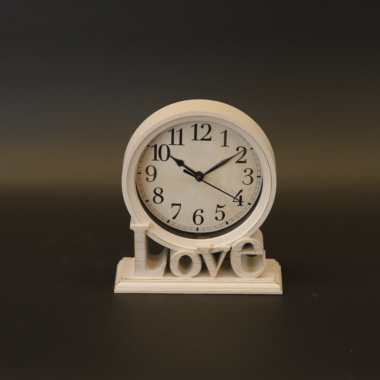 HCCL8842 - Beige Love Mantle Clock