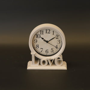 HCCL8842 - Beige Love Mantle Clock