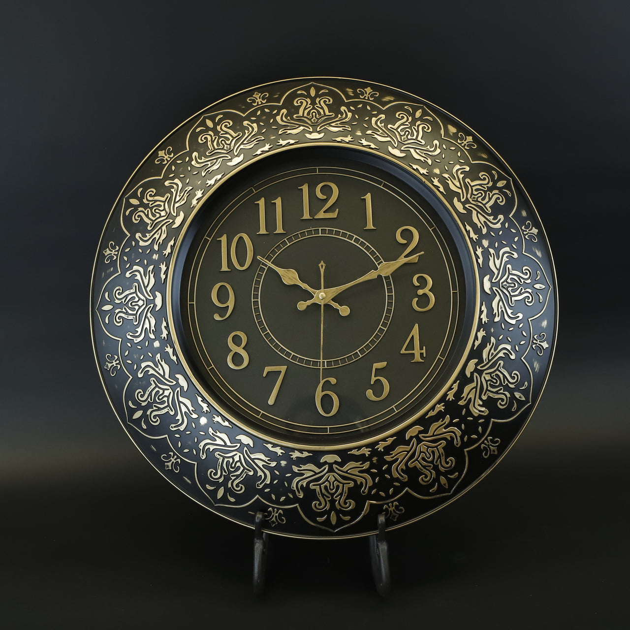 HCCL8852 - Black/Gold Wall Clock