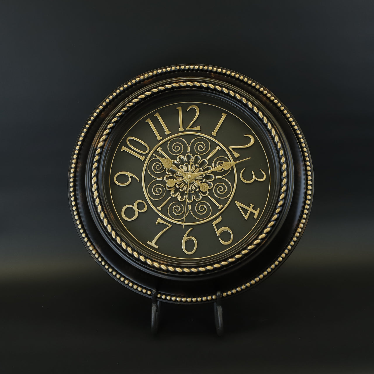 HCCL8853 - Black/Gold Wall Clock