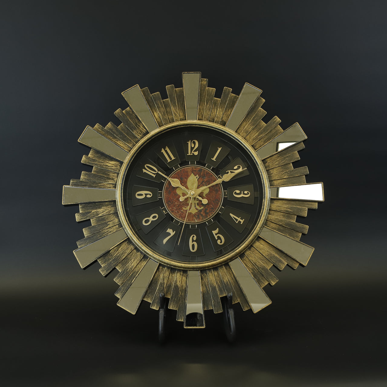 HCCL8857 - Gold/Mirror Wall Clock
