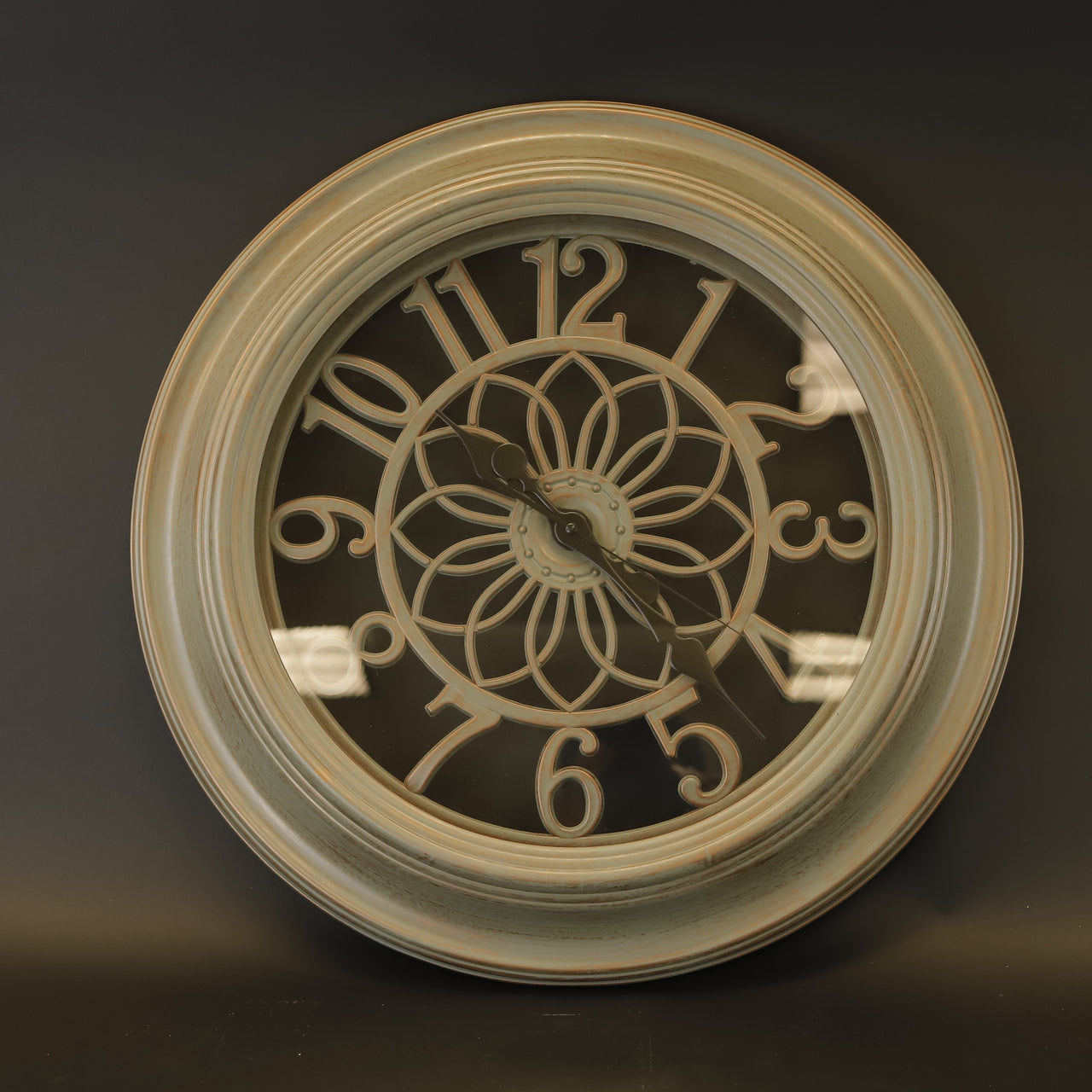 HCCL8860 - Patina/Brass Wall Clock