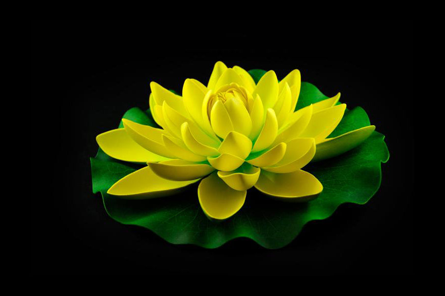 HCFL4169 - Yellow Floating Flower - Large