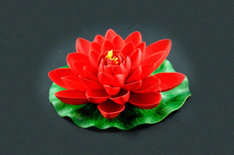 HCFL4170 - Red Floating Flower - Large