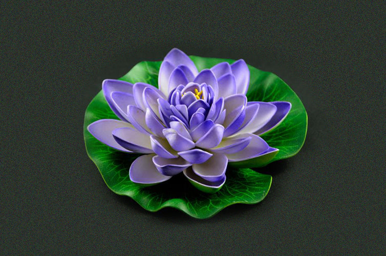 HCFL4173 - Purple Floating Flower - Medium