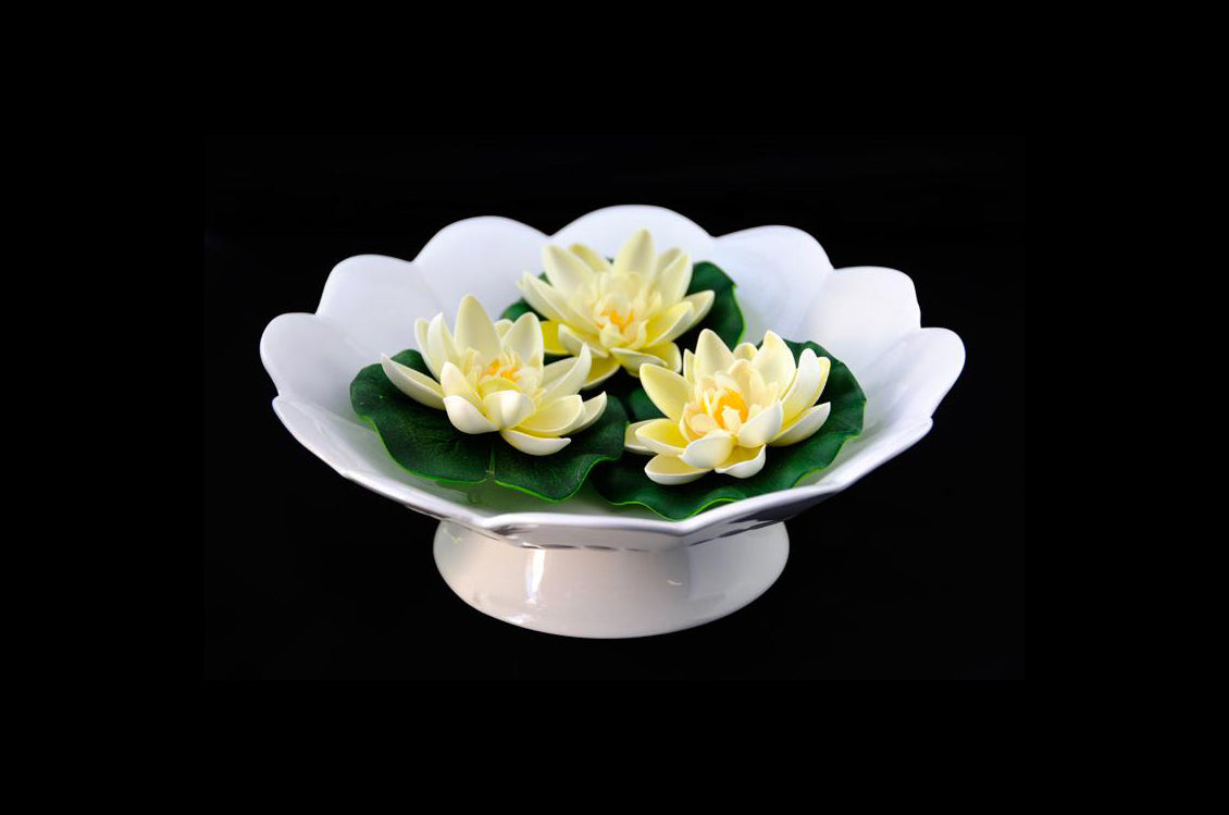 HCFL4180 - Cream Floating Flower - Small