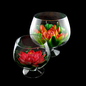 HCFL4186 - Red Floating Flower - Small