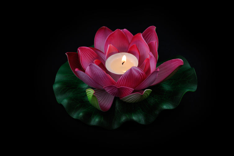 HCFL4461 - Fuchsia Floating Candle