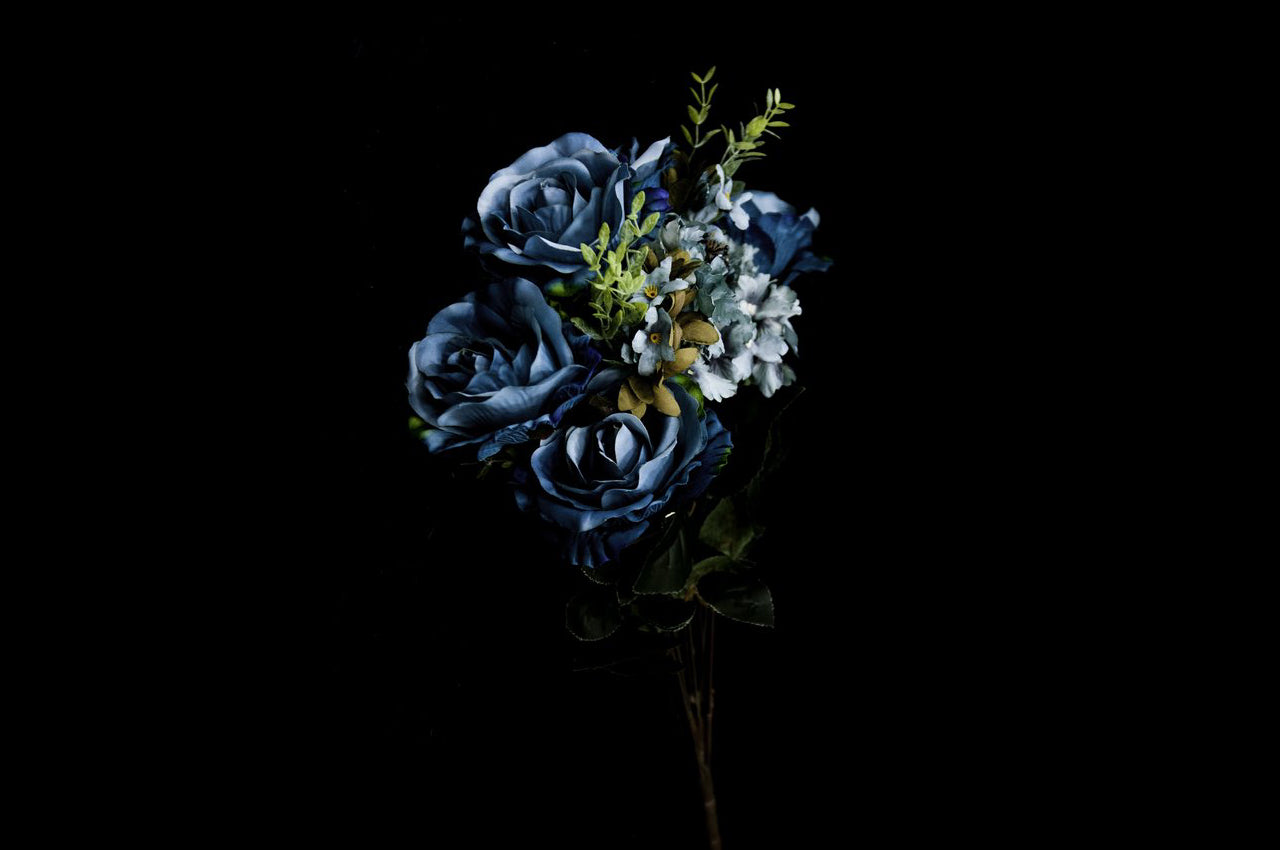 HCFL4761 - Turquoise M Rose Bouquet
