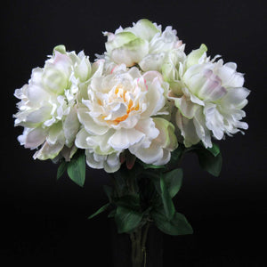 HCFL5813 - Cream Frilly Peony Bouquet