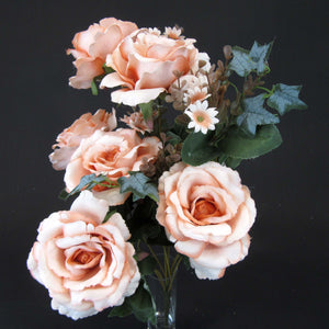 HCFL5831 - Peach Rose/Daisy Bouquet