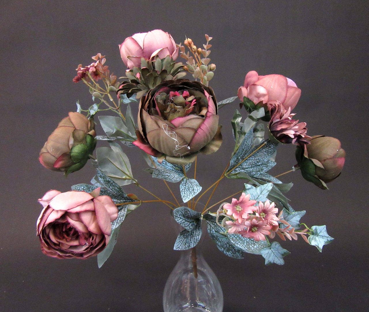 HCFL5833 - Burgundy Peony/Daisy Bouquet