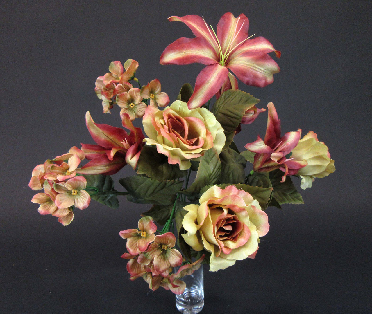 HCFL5850 - Orange Rose/Lily Bouquet