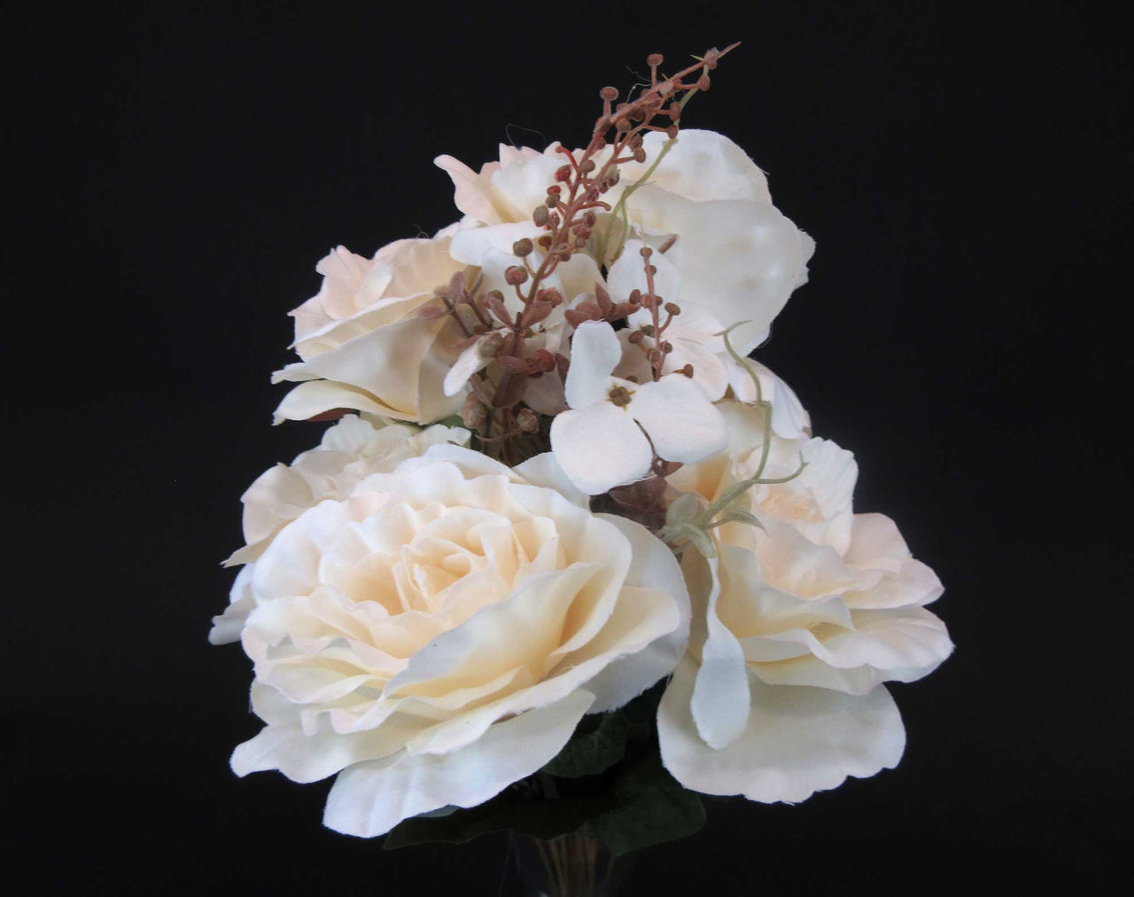 HCFL5923 - Mixed Cream Rose/Hydra Bouquet