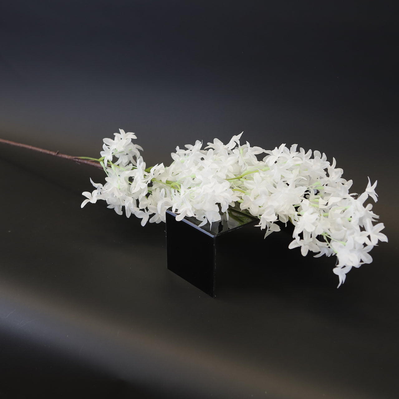 HCFL6046 - Snow White Leafy LS Cherry Blossom