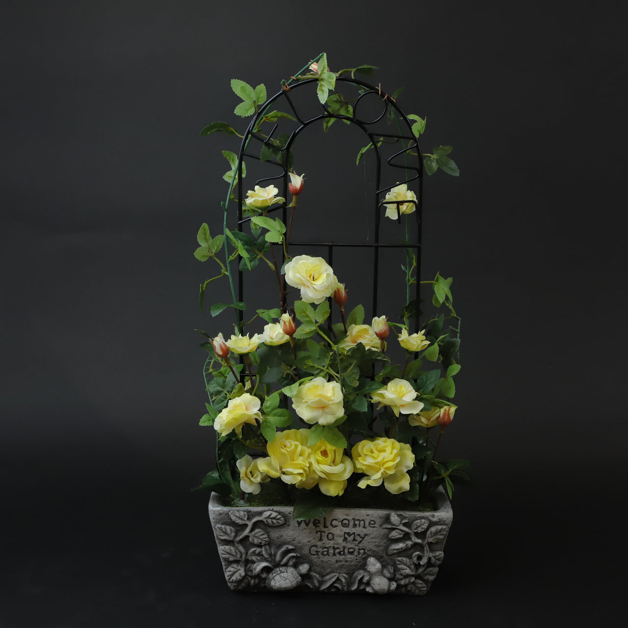 HCFL6978 - Yellow Trellis Bouquet