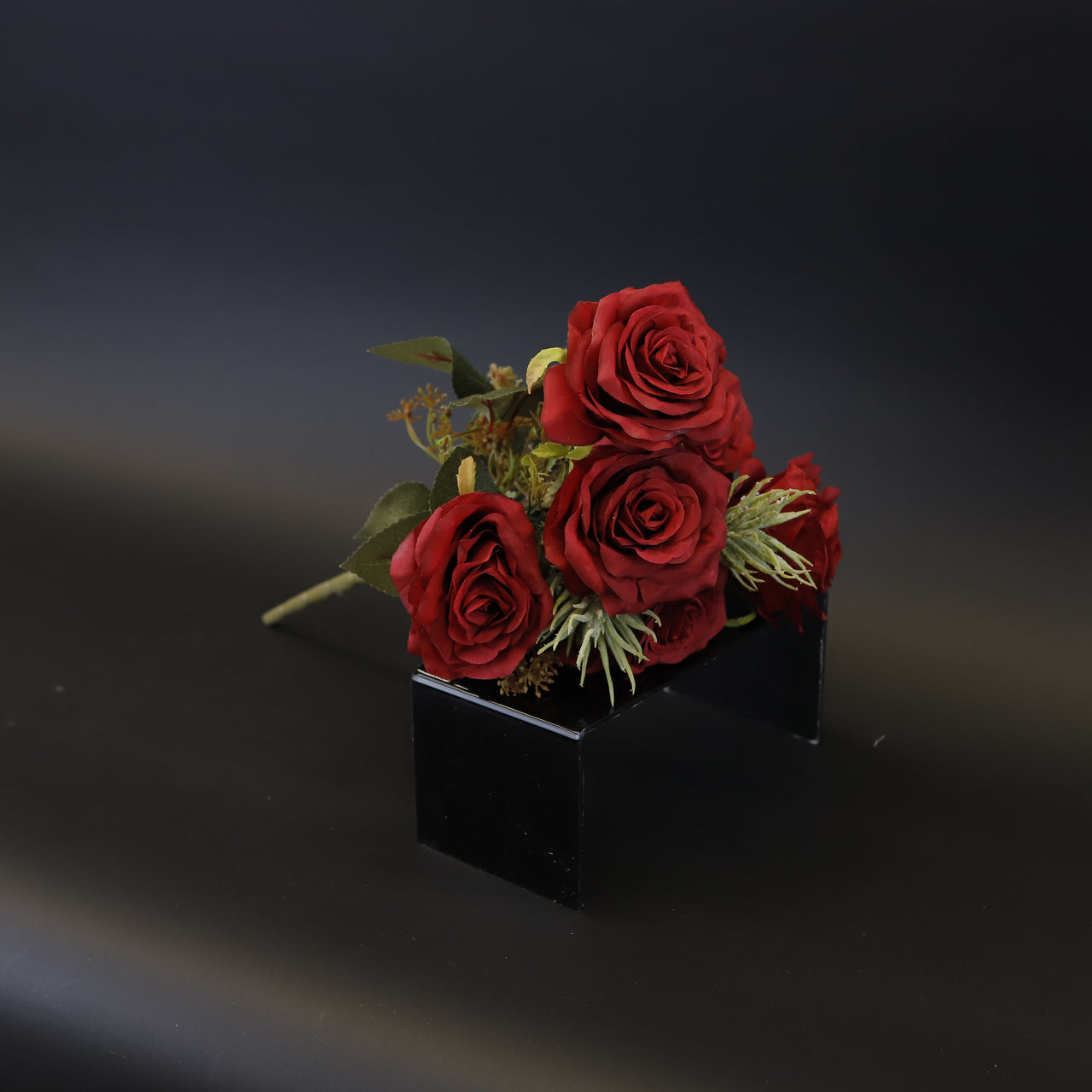 HCFL7996 - Burgundy Open Rose Bq