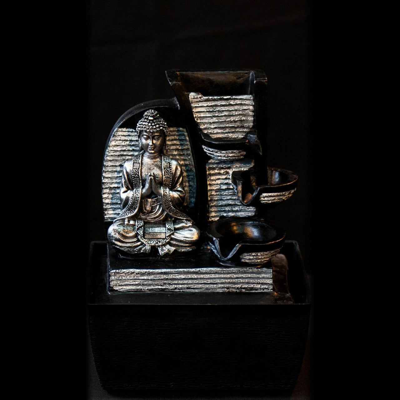 HCFT5187 - Praying Buddha Right Pots Fountain