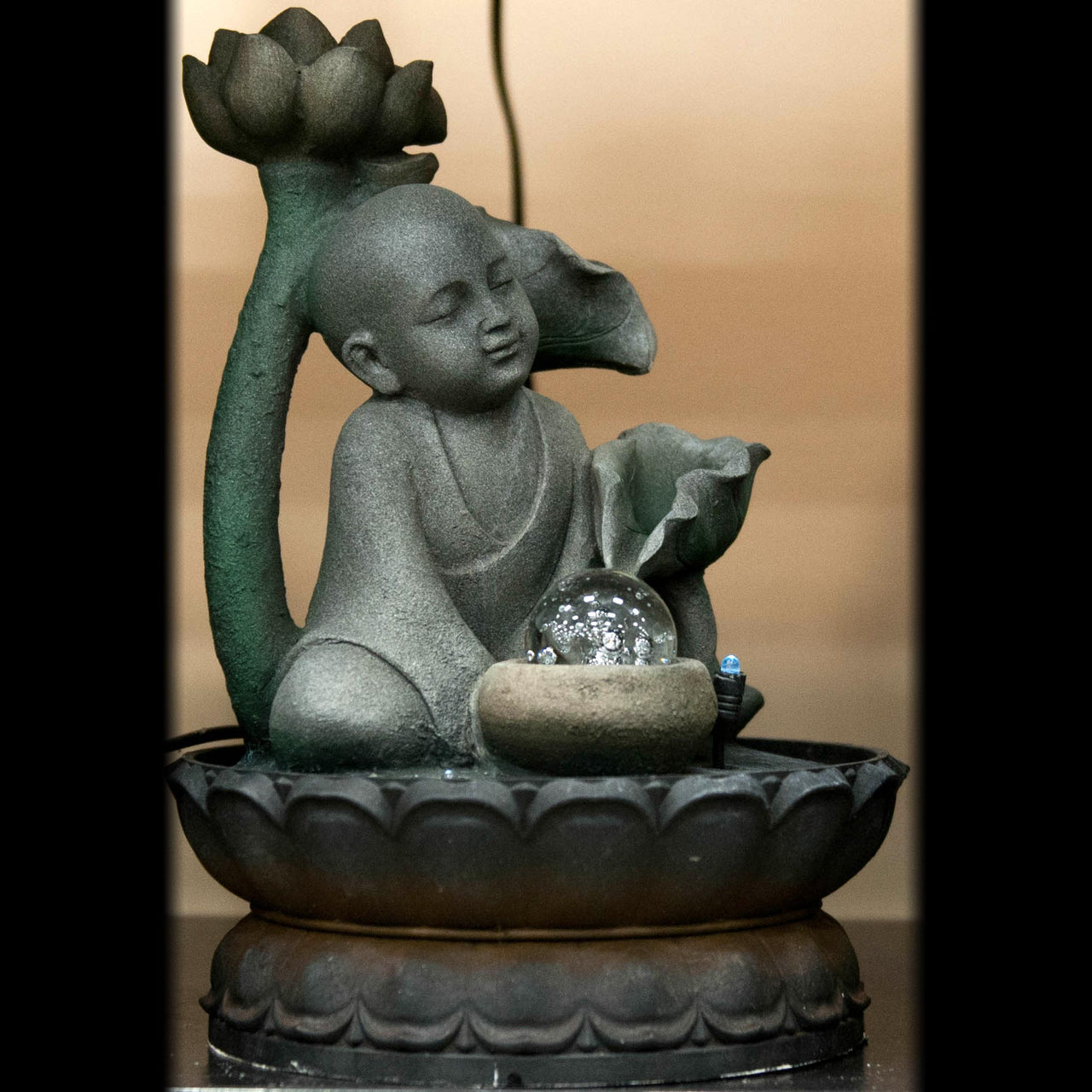 HCFT5206 - See No Evil Buddha Fountain