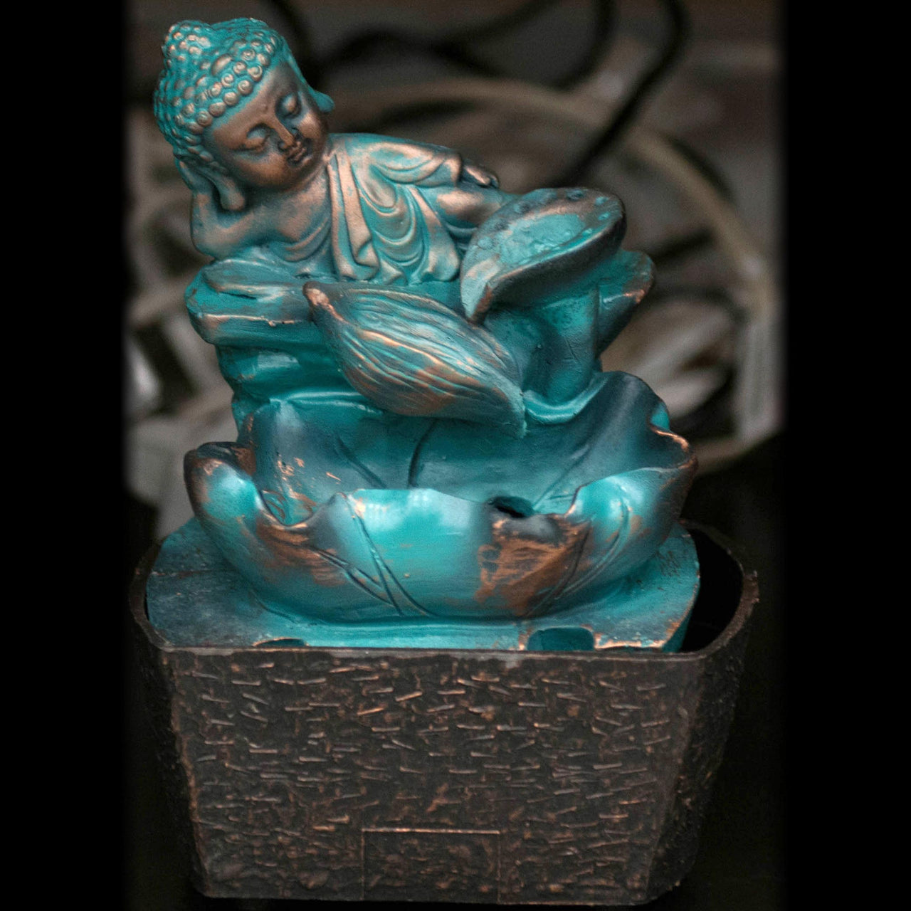 HCFT5418 - Baby Buddha with Lotus on R Fountain