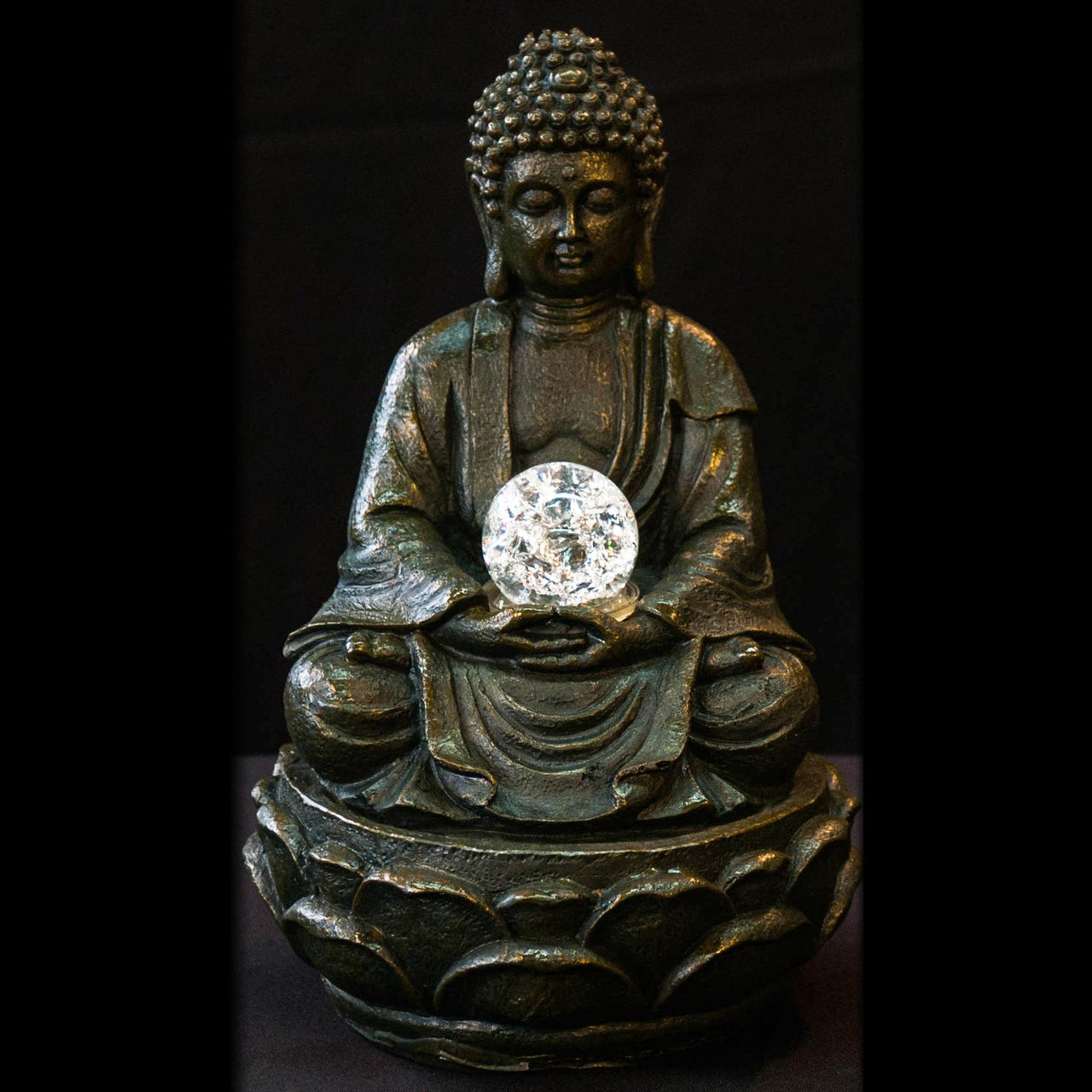 HCFT5426 - Buddha Sitting on Lotus Fountain
