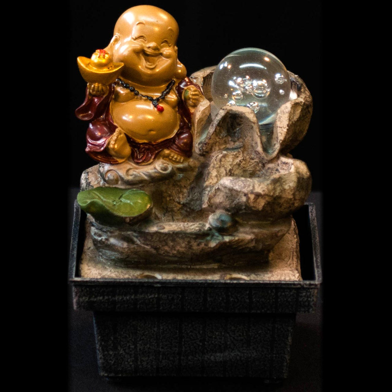 HCFT5450 - Happy Beige Buddha Fountain
