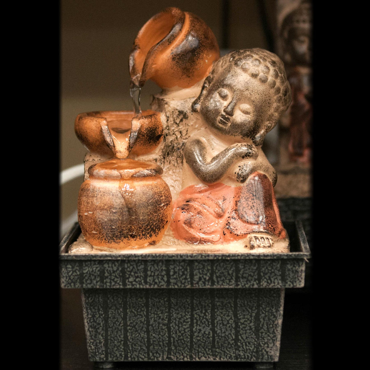 HCFT5451 - Beige Buddha with Pots Fountain