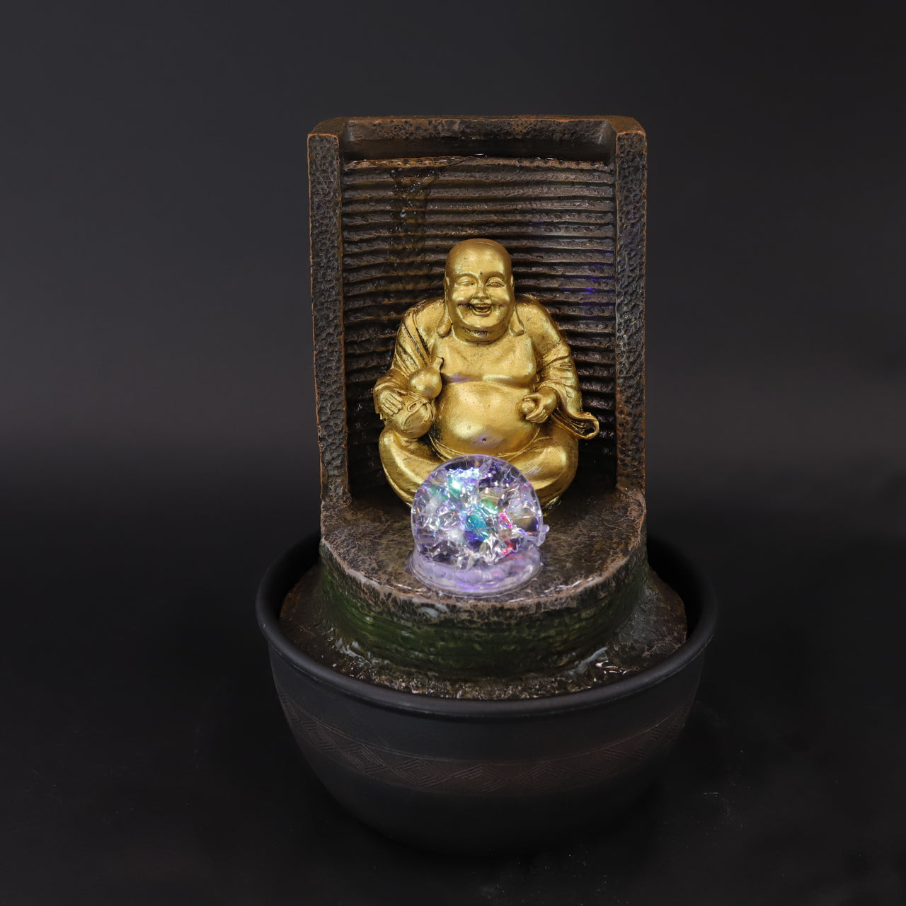 HCFT6435 - Happy Buddha Fountain