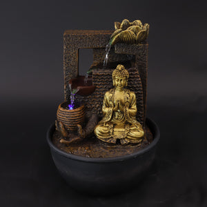 HCFT6439 - Peaceful Buddha Fountain