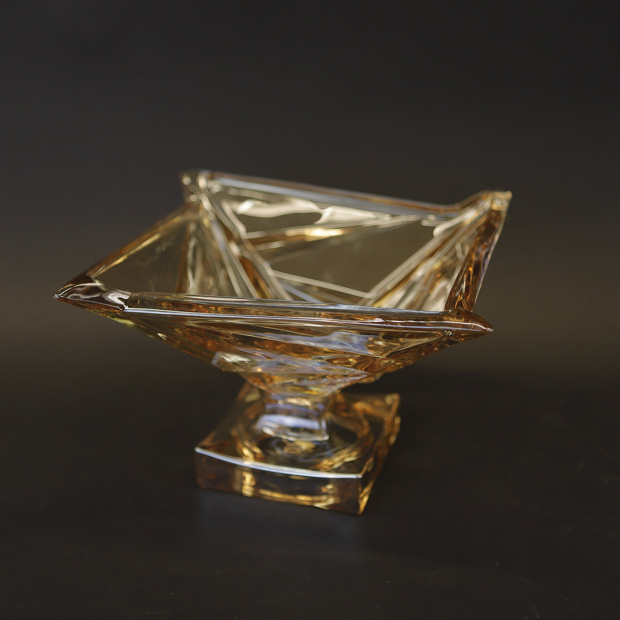 HCGL7947 - Gold Pedestal Bowl