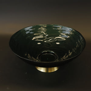 HCGL8893 - Emerald Pedestal Bowl - L