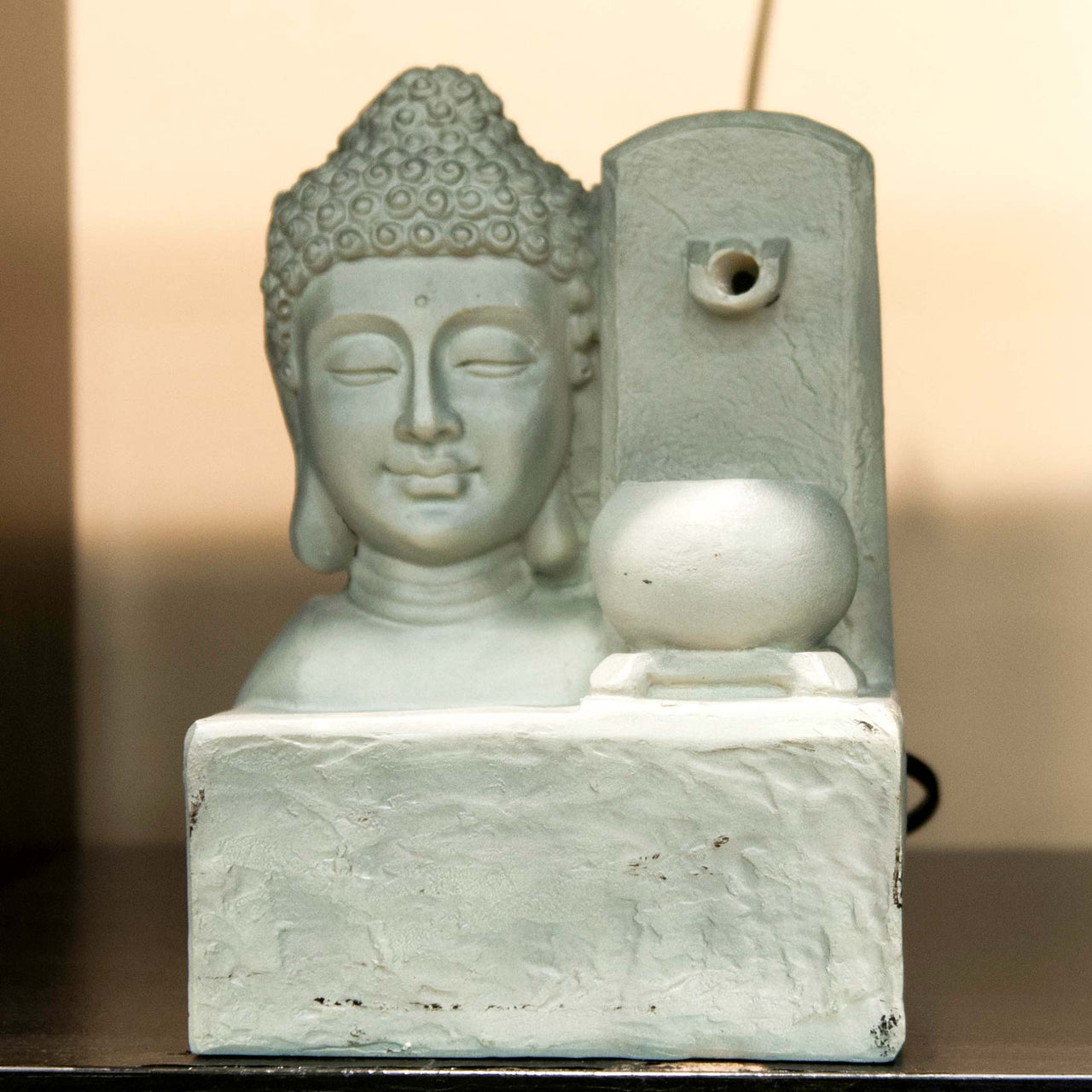 HCHD5039 - Grey Buddha Head Fountain