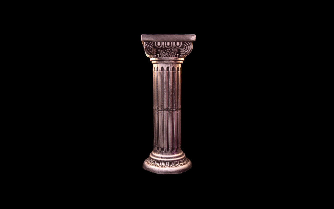 HCHD5147 - Silver Tall Roman Pedestal