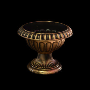 HCHD5148 - Gold Pedestal Pot
