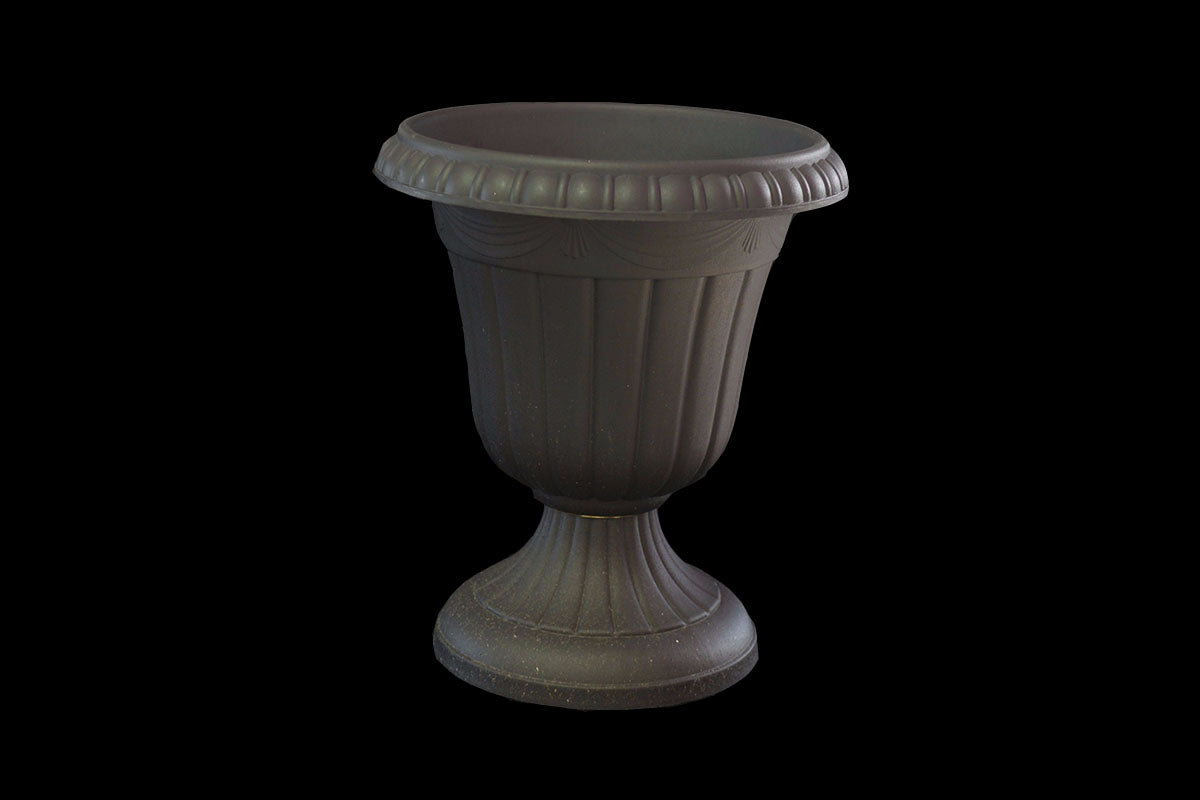 HCHD5150 - Black Pedestal Pot