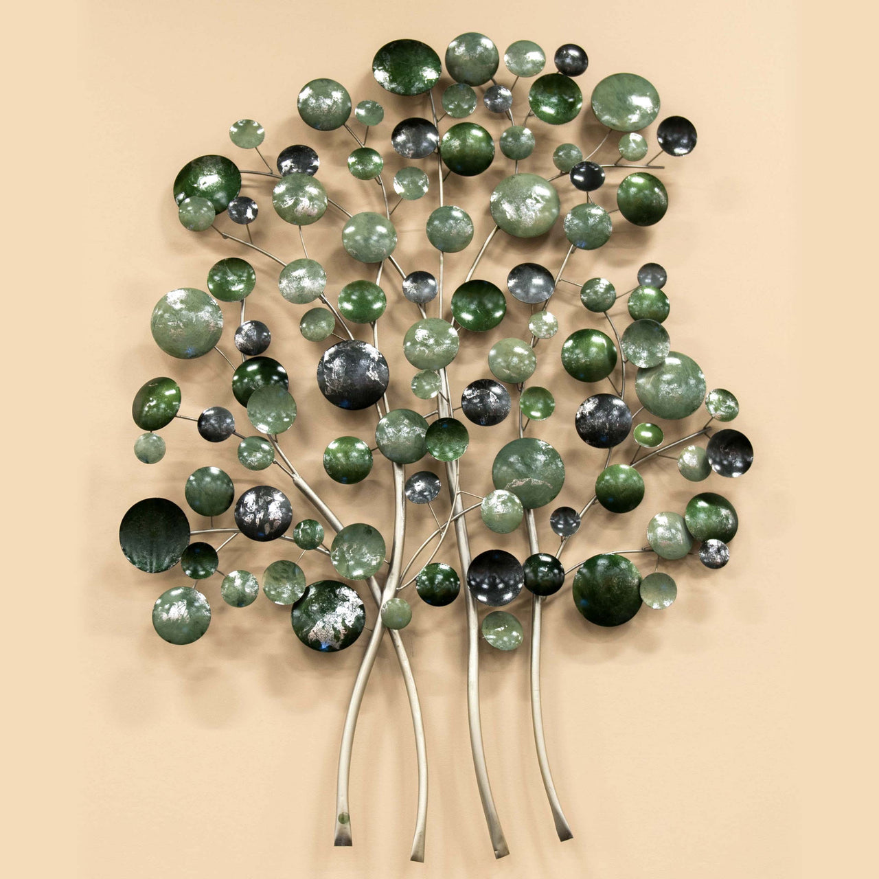 HCHD5382 - Teal Tree Metal Art