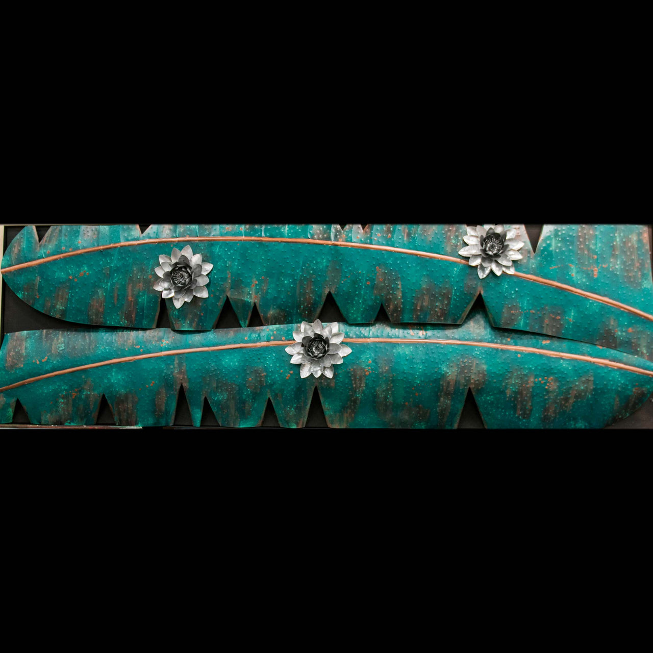 HCHD5465 - Green Hand Forged Wall Art