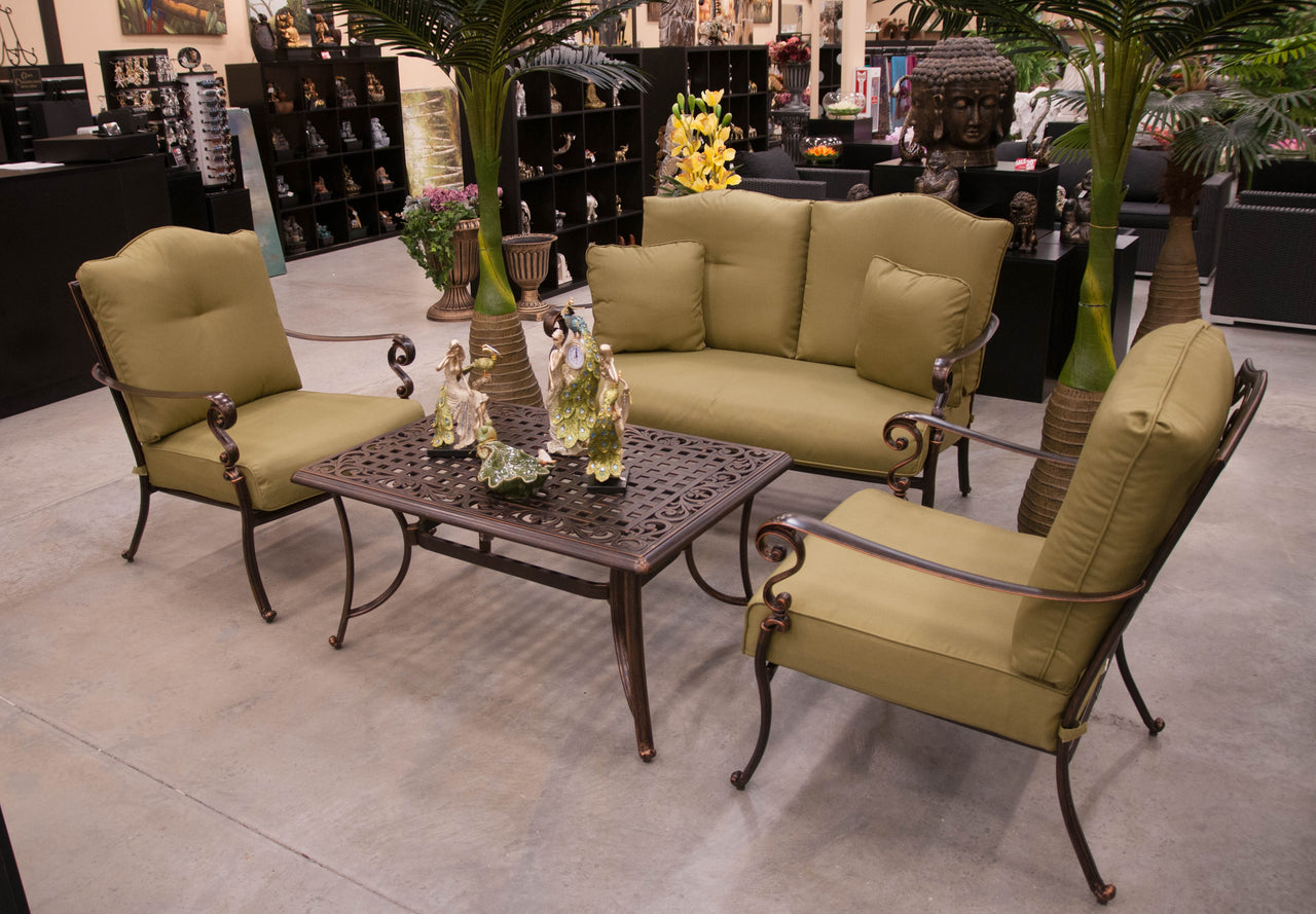HCHD5473 - 4 Pc Wrought Iron Furniture Set