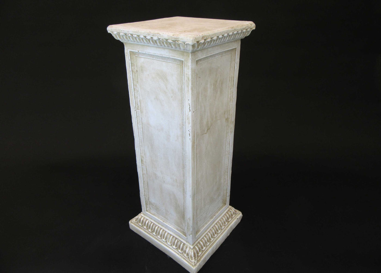 HCHD5651 - Tall Cream Square Pedestal