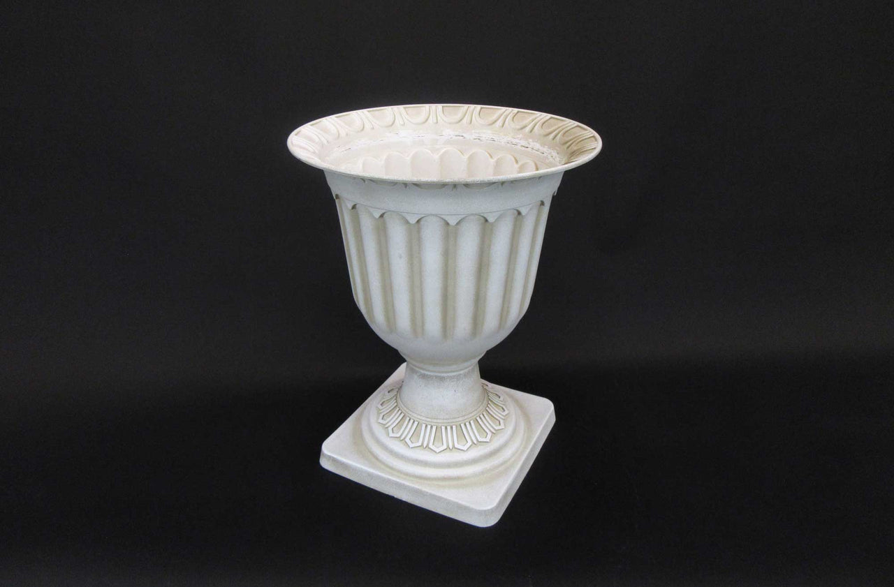 HCHD5658 - Cream Roman Pedestal Pot Large