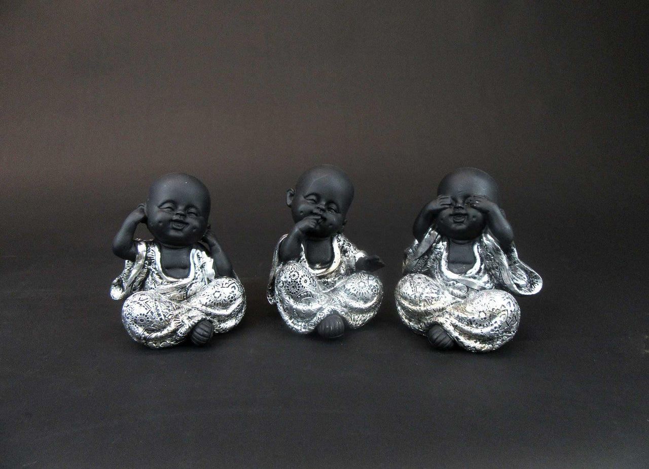 HCHD5965 - Tiny Silver Speak No Buddha
