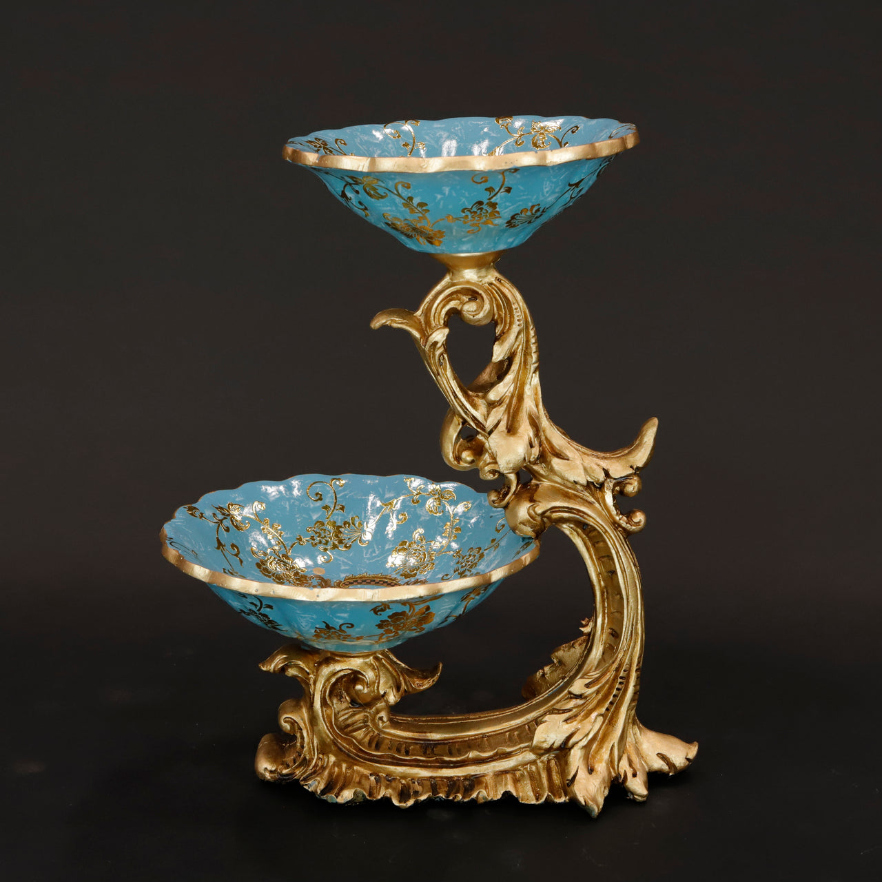HCHD6014 - Wedgewood Floral 2 Tier Pedestal Dish
