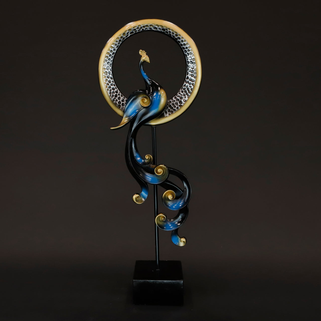 HCHD6498 - Large Tall Peacock on Base