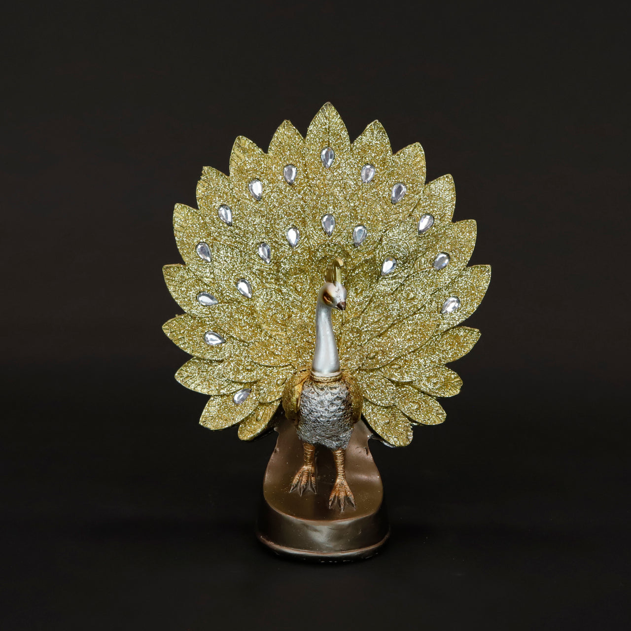 HCHD6499 - Gold Peacock Full Tail
