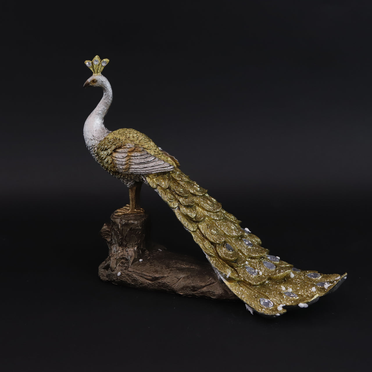 HCHD6500 - Gold Peacock on Base